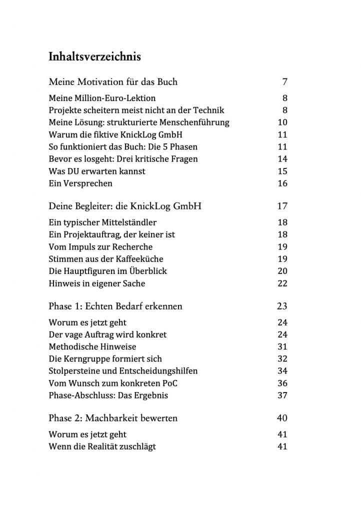 Inhalt 1 - Vorschau Buch MITEINANDER